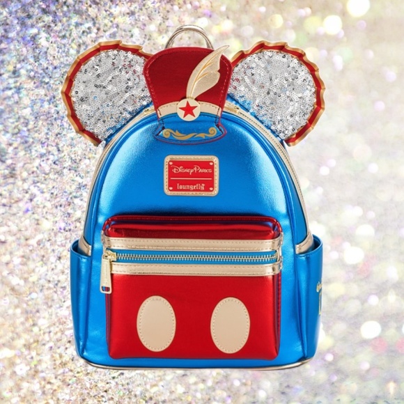 Loungefly Mickey Mouse Dumbo Main Attraction Mini Backpack